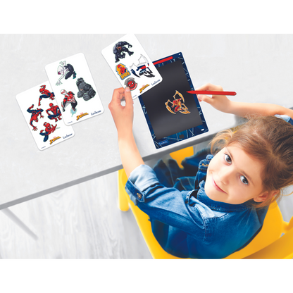 SpiderMan 11’’  multicolor learning drawing E-ink tablet with stencils