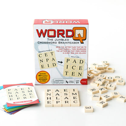 Word Q Jumbled Crossword Brainteaser Puzzle Game by Continuum Games