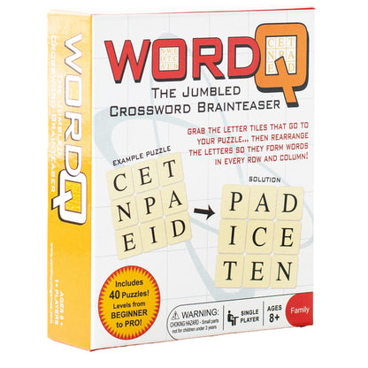 Word Q Jumbled Crossword Brainteaser Puzzle Game by Continuum Games
