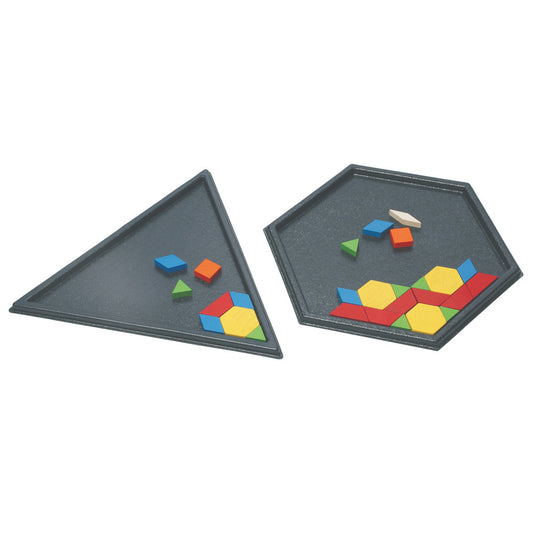 Learning Advantage Pattern Block Trays - Mosaic Design Set - 2 Shapes