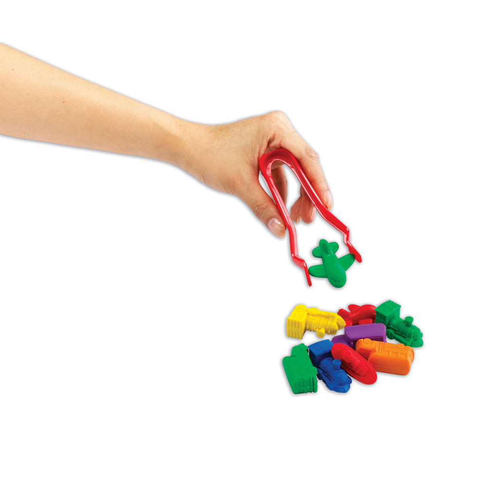 Edxeducation Colorful Jumbo Tweezers - Sorting & Counting - Set of 12