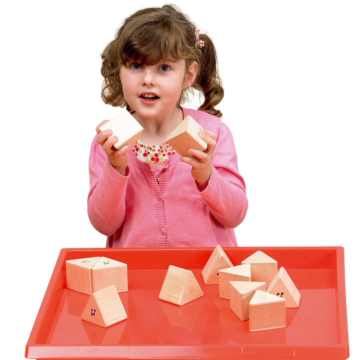 TickiT Sound Prism Set - Colorful Musical Triangles - Set of 12