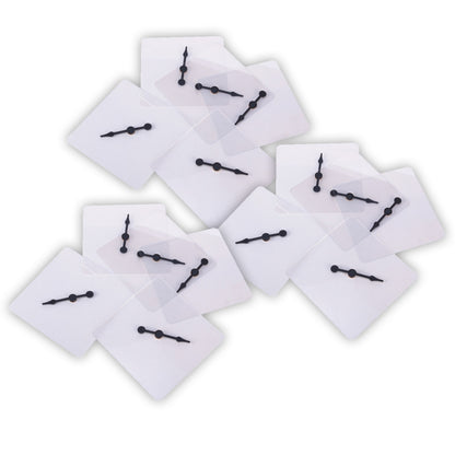 Learning Advantage Transparent Spinners - Customizable, Durable Plastic - Set of 15