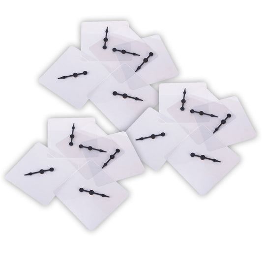 Learning Advantage Transparent Spinners - Customizable, Durable Plastic - Set of 15