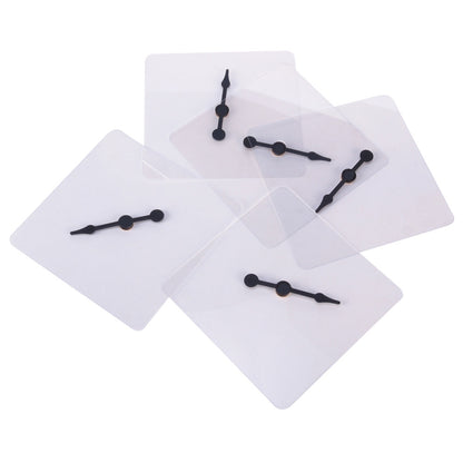 Learning Advantage Transparent Spinners - Customizable, Durable Plastic - Set of 15