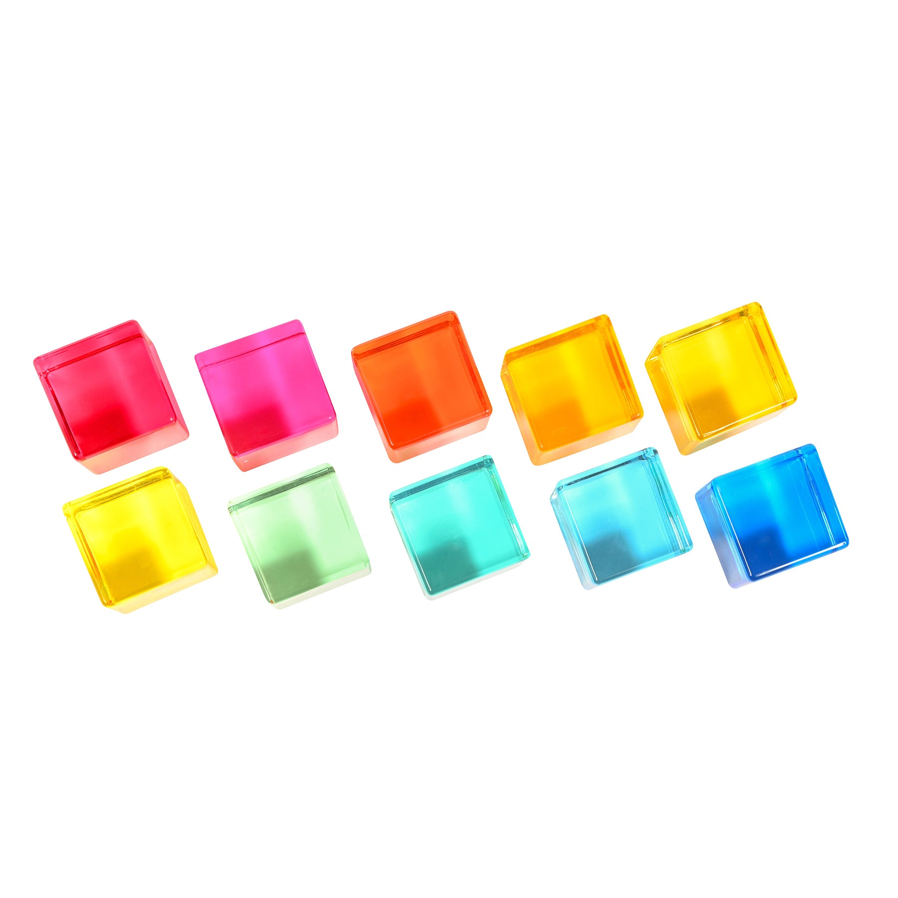 TickiT Gem Cubes - Colorful Learning Fun Set of 10