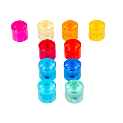 TickiT Gem Circles – Colorful Acrylic Stacking Toys