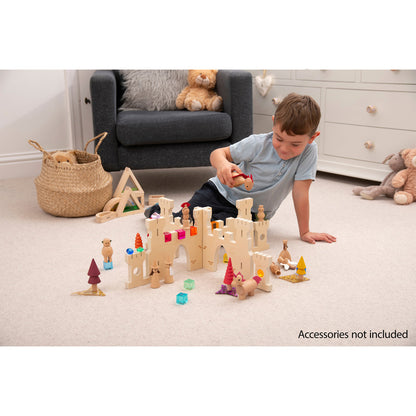 TickiT Discovery Castle Dividers - Wooden Playset