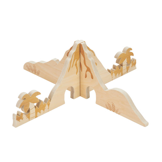 TickiT Discovery Jurassic Dividers - Tactile Wooden Playset