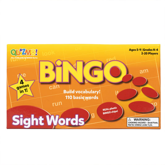 Learning Advantage QUIZMO Sight Words Interactive Bingo Game