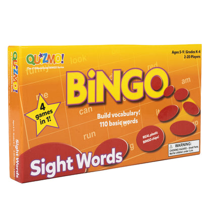 Learning Advantage QUIZMO Sight Words Interactive Bingo Game