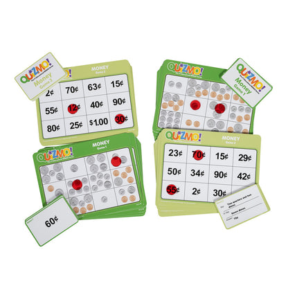 Learning Advantage QUIZMO Money Interactive Bingo-Style Money Game