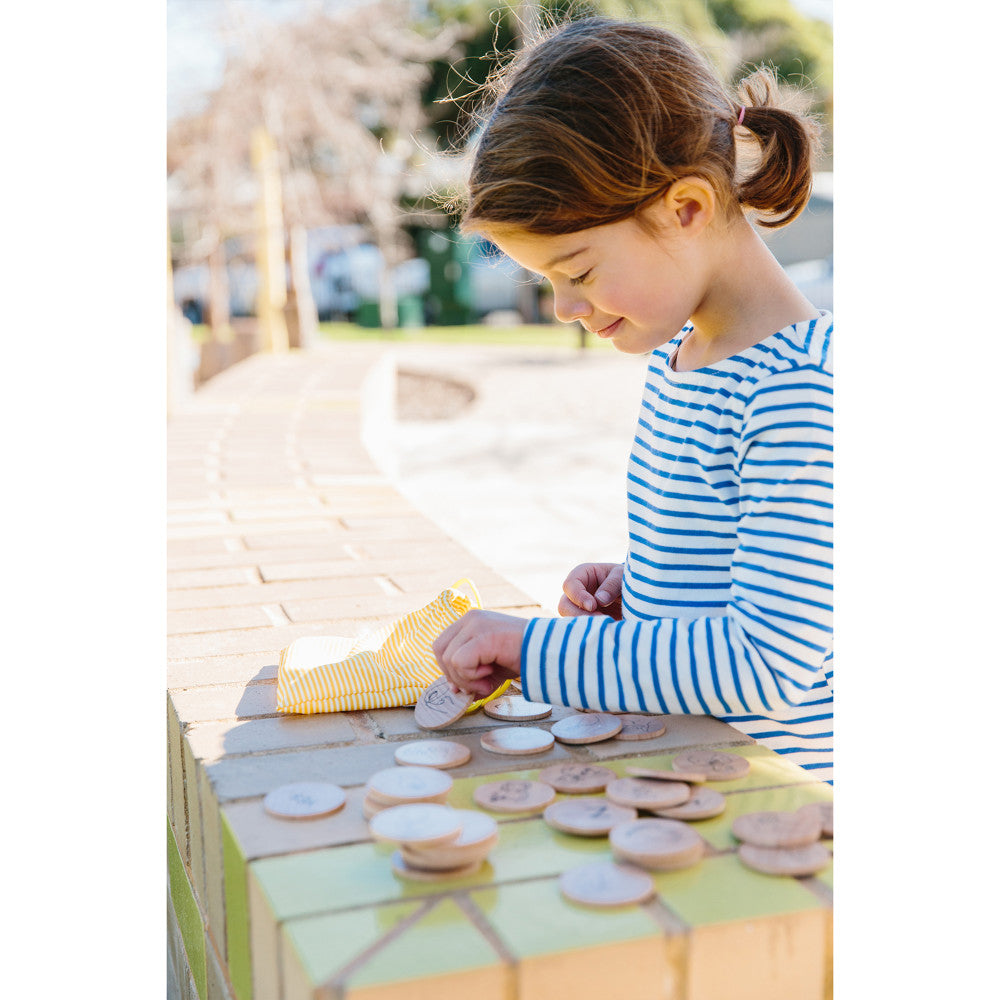 The Freckled Frog ASL Matching Pairs Game - Wooden Educational Toy