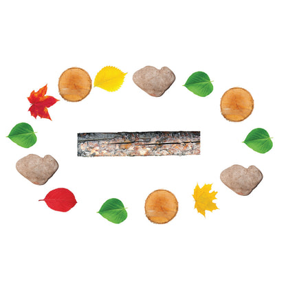 The Freckled Frog Nature's Footsteps - 15 Piece Nature-Inspired Play Mats