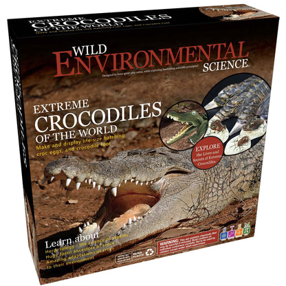 Wild Environmental Science Extreme Crocodiles Kit - Craft & Learn About Crocodiles