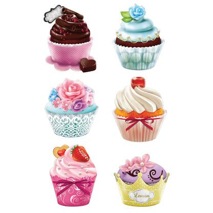 Cra-Z-Art Colorful Cupcakes 12-Pack Jigsaw Puzzle - 500 pc