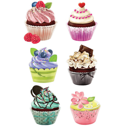 Cra-Z-Art Colorful Cupcakes 12-Pack Jigsaw Puzzle - 500 pc