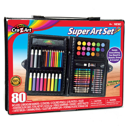 Cra-Z-Art Ultimate Creativity 80-Piece Art Set