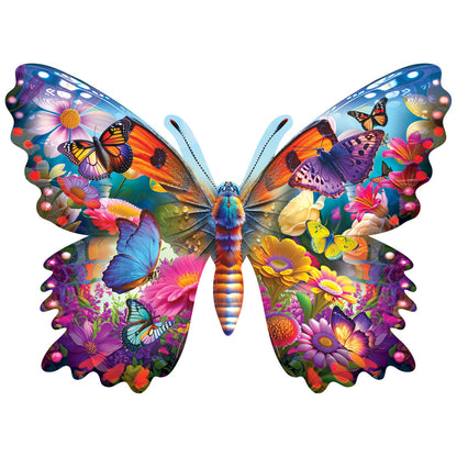 RoseArt Majestic Butterfly Shaped Jigsaw Puzzle - 500 pc