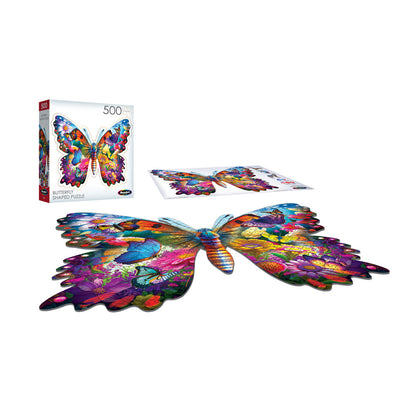 RoseArt Majestic Butterfly Shaped Jigsaw Puzzle - 500 pc