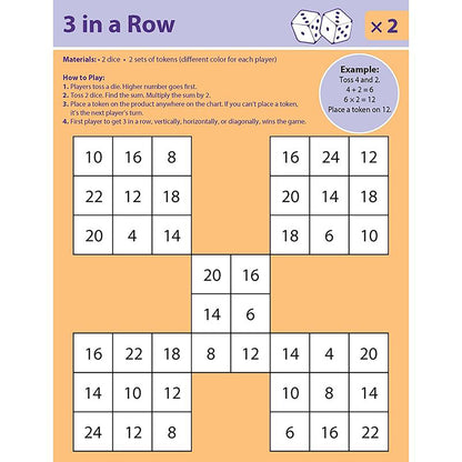 Didax Multiplication Mastery Dice Games - Engaging Math Fun
