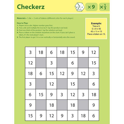 Didax Multiplication Mastery Dice Games - Engaging Math Fun