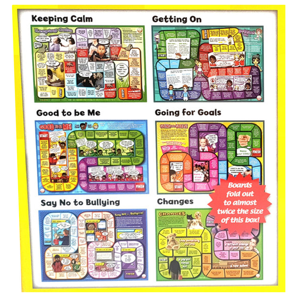 SmartKids Emotional Intelligence Board Games - Set of 6