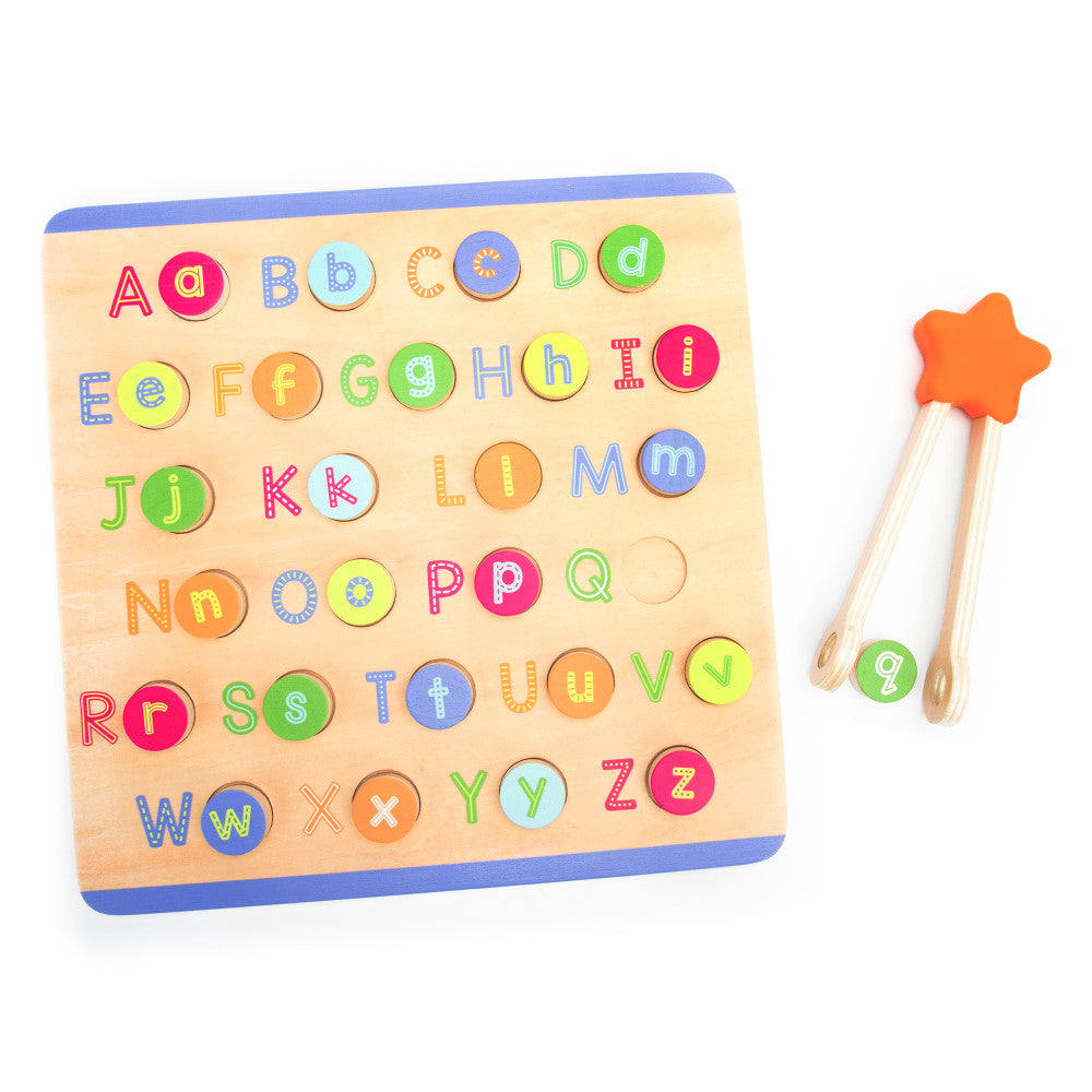 Educational Insights ABCs & Letter Sounds 26-Piece Wooden Puzzle