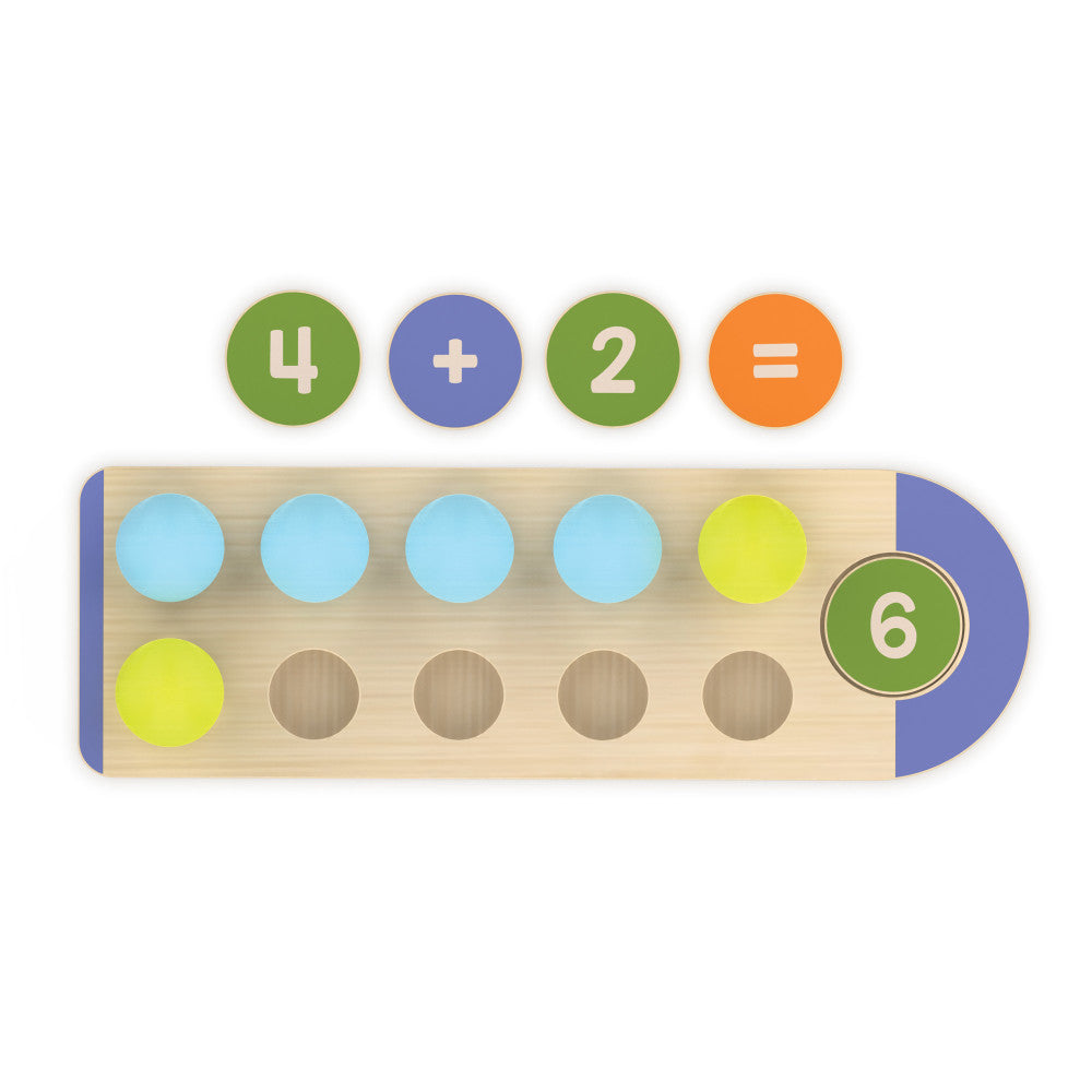 Educational Insights Count & Match Numbers 1-10 Wooden Set - Math Discovery