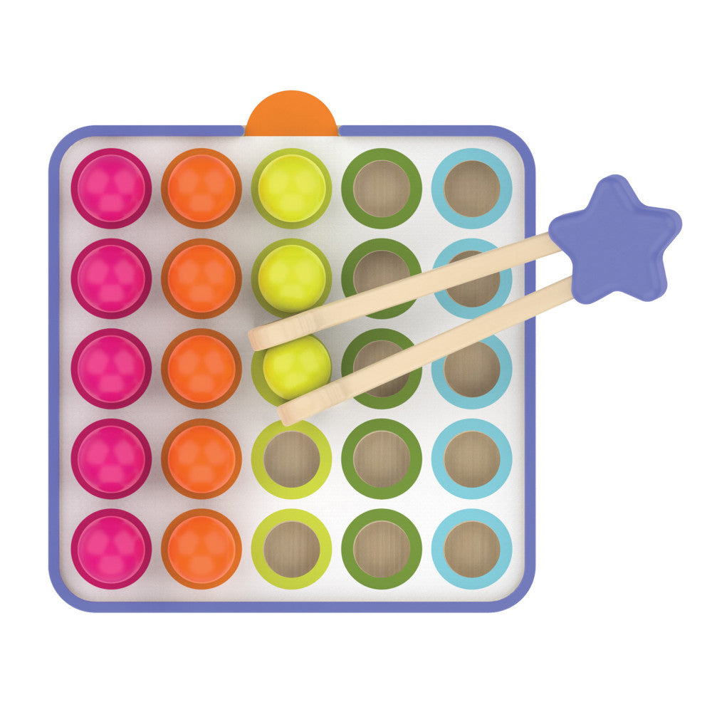 Educational Insights Wooden Color & Counting Puzzle Board - 25 pc