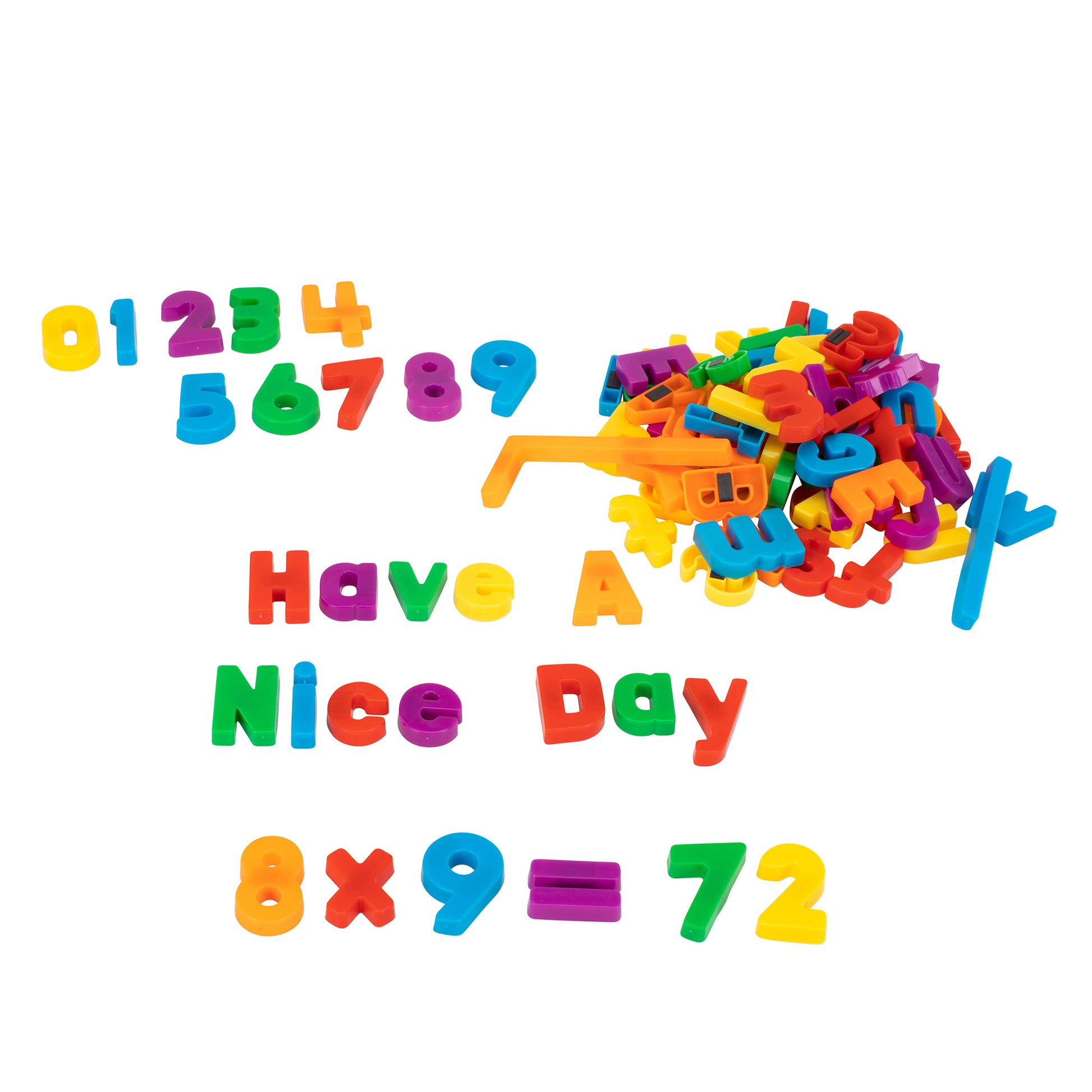 Educational Insights Magnetic Alphabet & Math Set - Colorful Learning Tools