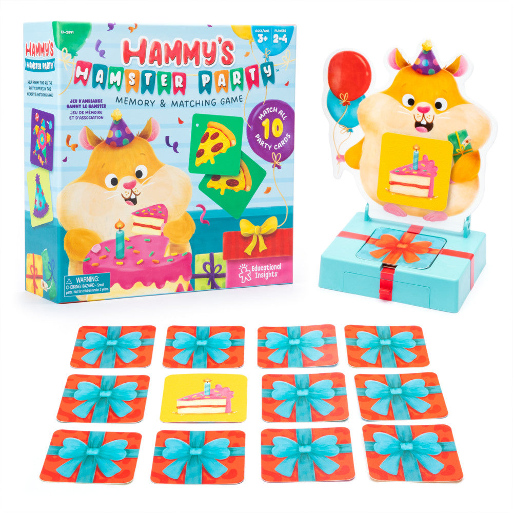 Educational Insights Hammy's Hamster Memory Match Game