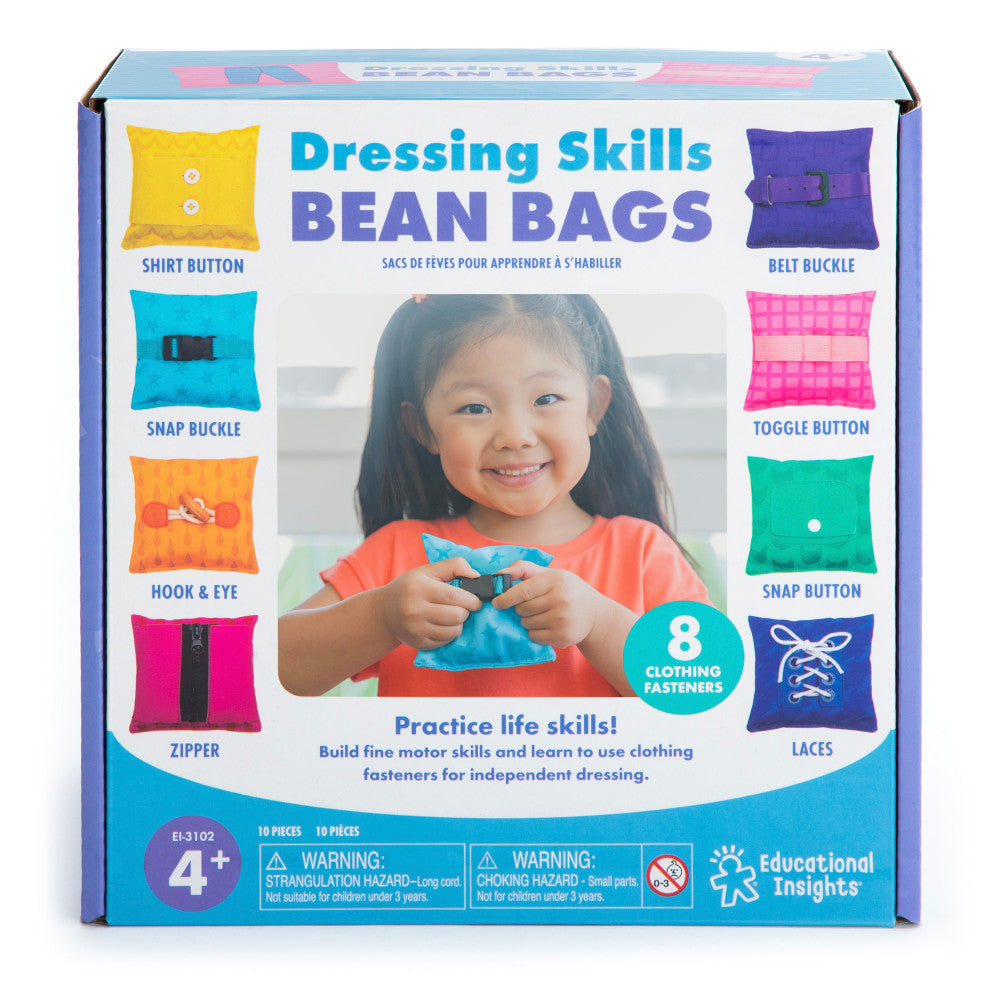 Educational Insights Learn to Dress Myself Bean Bags - Interactive Dressing Skills Toy