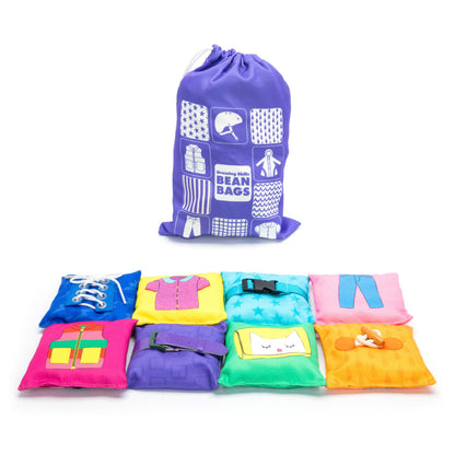 Educational Insights Learn to Dress Myself Bean Bags - Interactive Dressing Skills Toy
