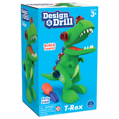 Educational Insights Design & Drill T-Rex - Interactive Dinosaur Toy