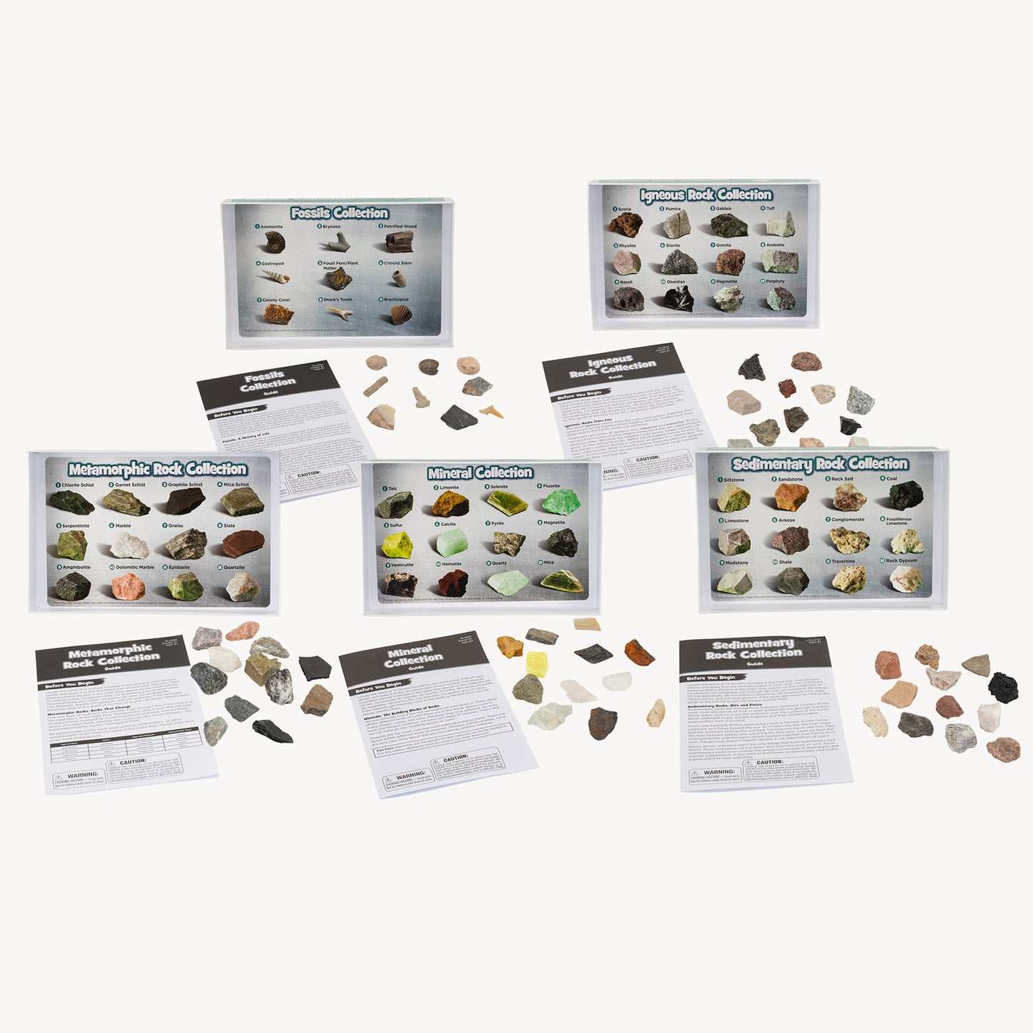 Educational Insights GeoSafari Rock and Fossil Explorer Set - 57 Pieces