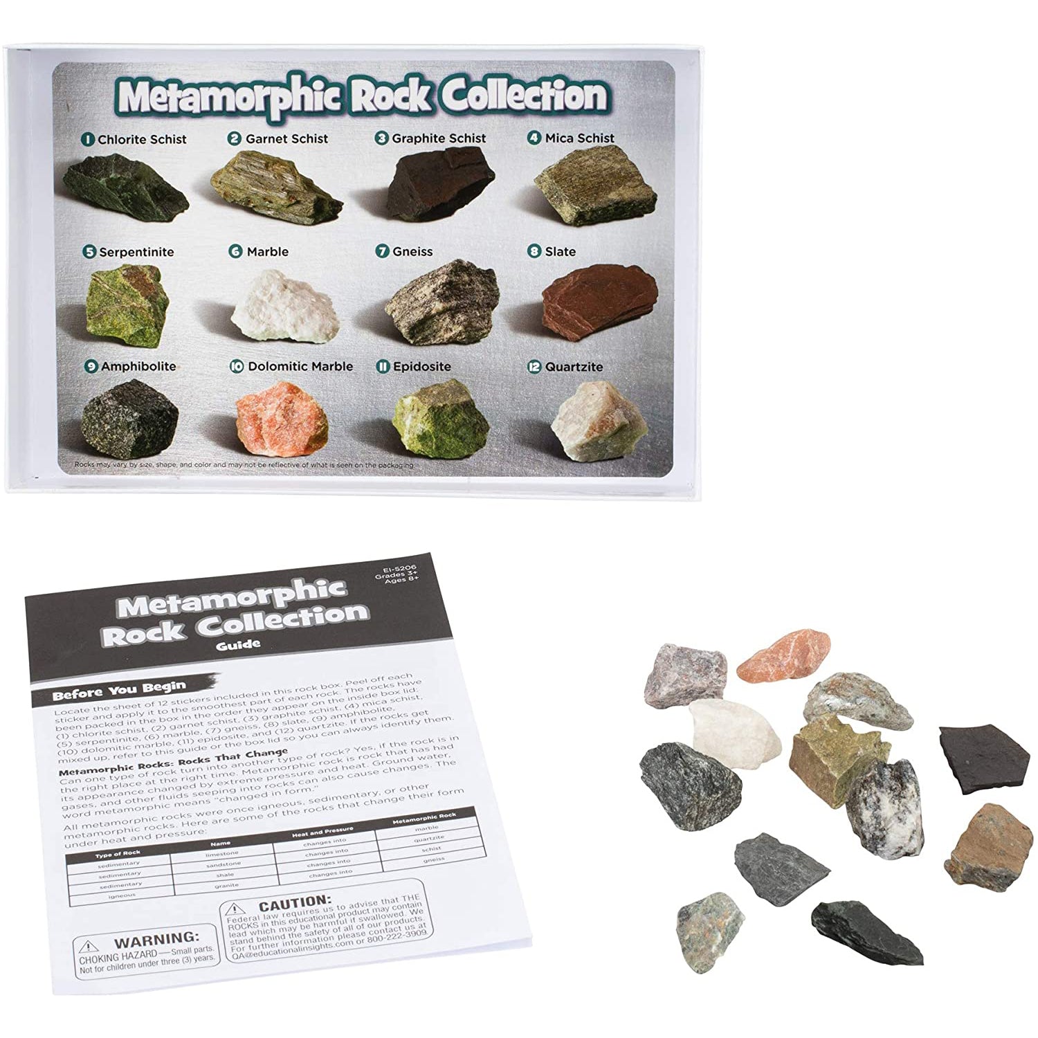 Educational Insights GeoSafari Rock and Fossil Explorer Set - 57 Pieces