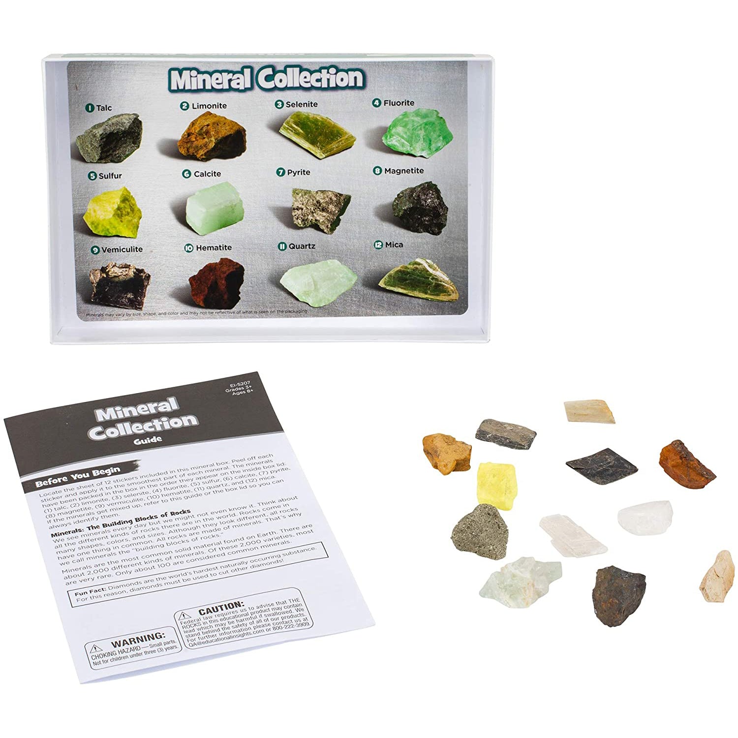 Educational Insights GeoSafari Rock and Fossil Explorer Set - 57 Pieces