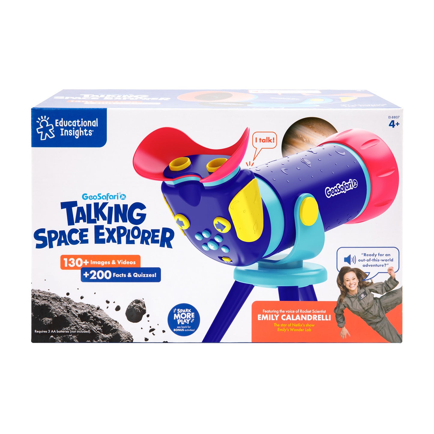 Educational Insights GeoSafari Jr. Talking Space Explorer Play Telescope