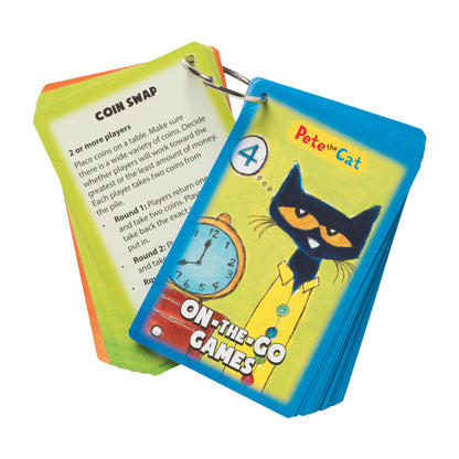 Pete the Cat On-the-Go Games Card Set by Edupress