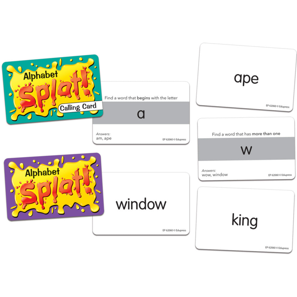 Teacher Created Resources Alphabet Splat Game - Colorful Educational Play