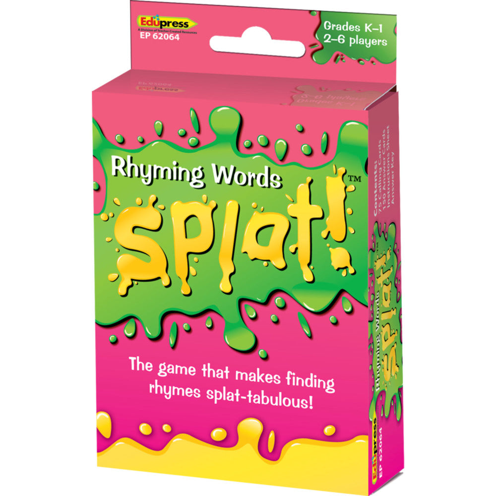 Teacher Created Resources Rhyming Words Splat Game - Color-Coded Decks