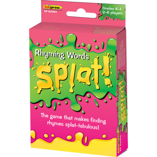 Teacher Created Resources Rhyming Words Splat Game - Color-Coded Decks