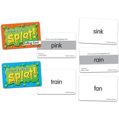 Teacher Created Resources Rhyming Words Splat Game - Color-Coded Decks