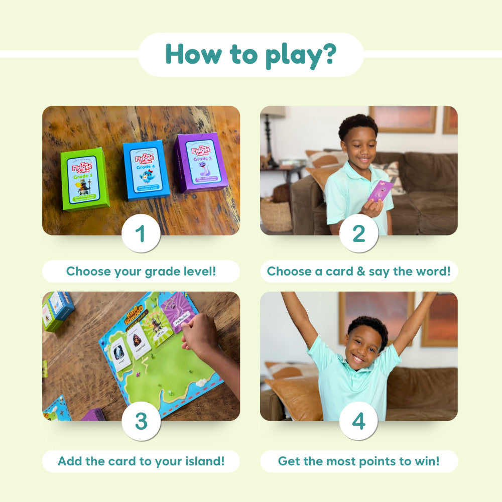 The Fidget Game King Komodo Educational Sight Word Adventure