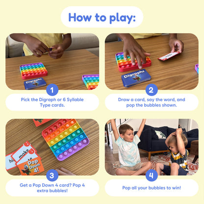 Fidget Fun Digraph Mastery Reading Game