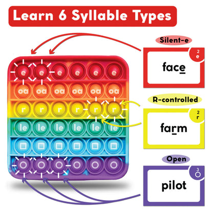 Fidget Fun Digraph Mastery Reading Game