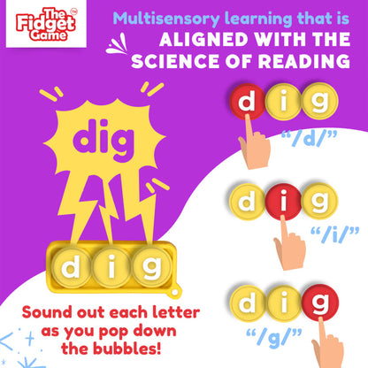 Sneaky Elves CVC Reading Game - Interactive Fidget Game
