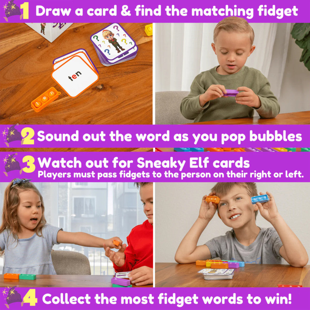 Sneaky Elves CVC Reading Game - Interactive Fidget Game