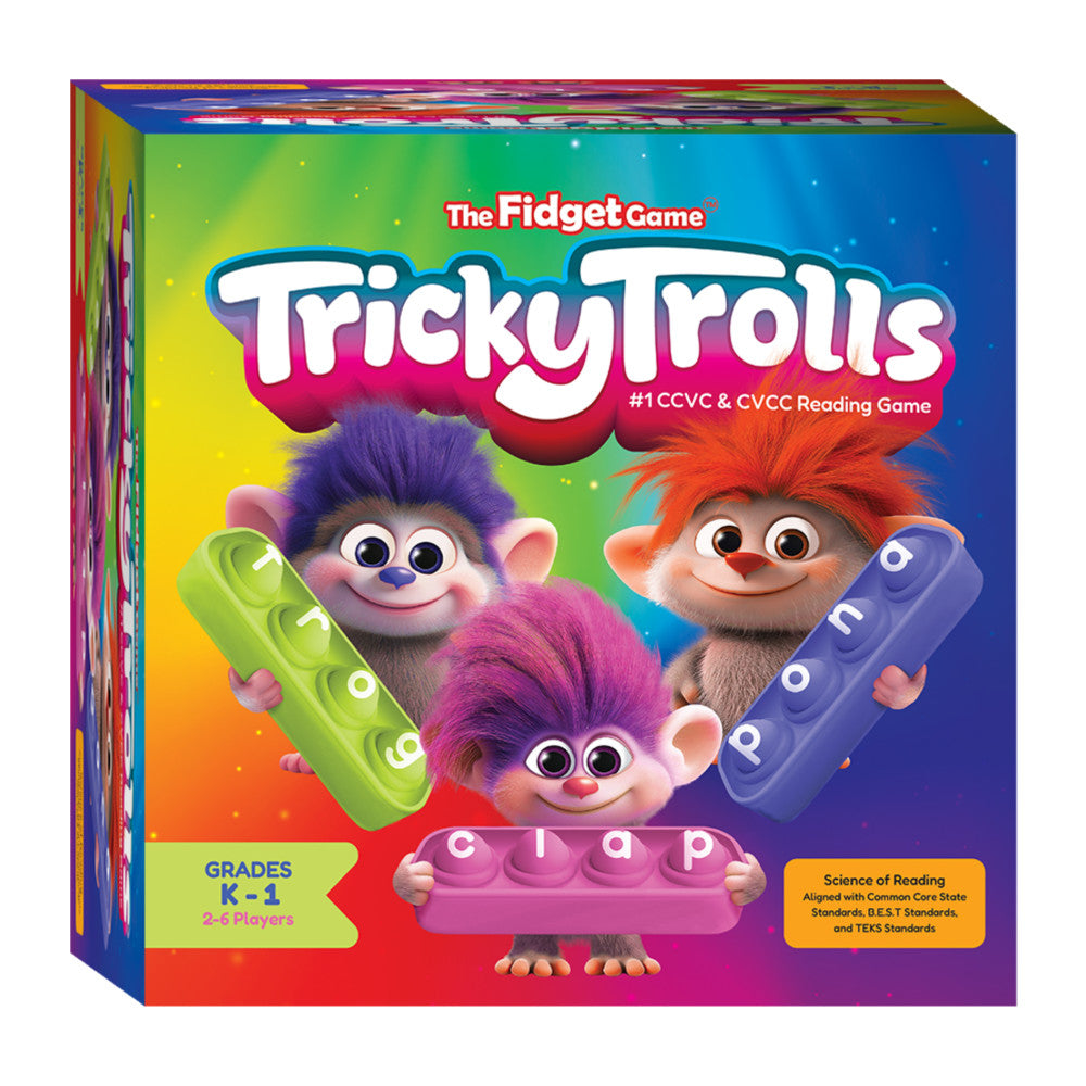 Tricky Trolls Fidget Game Blending Bingo Educational Game